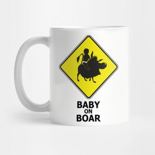 Baby on Boar Mug